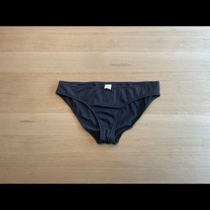JCrew dark grey bikini size M EUC